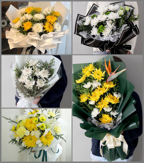 山西晋城高平市永录乡泉则头村白事花束代送